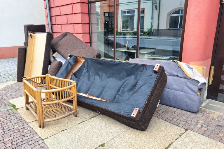 Discarded furniture removal